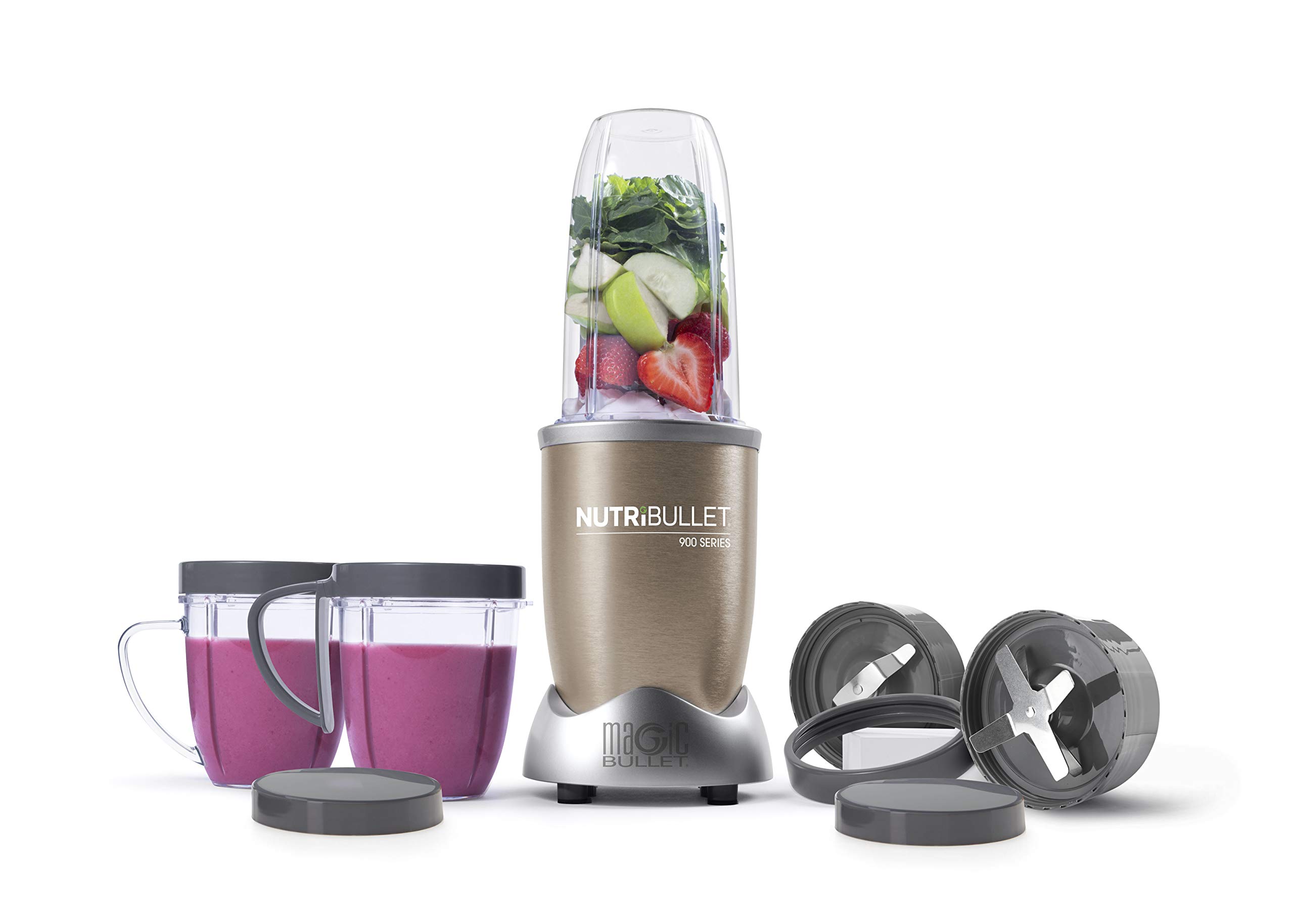 Nutribullet 900 Watts, 9 Piece Set, Multi-Function High Speed
